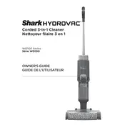 Shark Hydrovac WD100 Mop manual cover