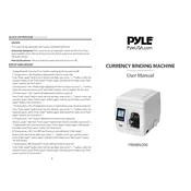 Pyle PRMBN200 Binding Machine manual cover