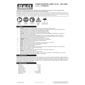 Sealey PI1000.V4 Inverter manual cover