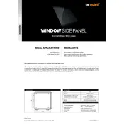 be quiet! Window Side Panel Dark Base 900 Tempered Glass manual cover