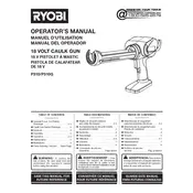 Ryobi P310 Caulk Gun manual cover