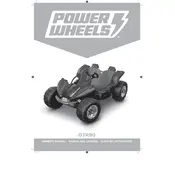 Power Wheels Mattel Dune Racer Extreme GTR90 Toy manual cover