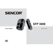 Sencor SFP 3608 BR MP3 Player manual cover