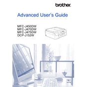 Brother DCP-J152W Advanced manual cover