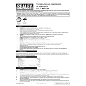 Sealey MAC2300 Inflator manual cover