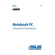 ASUS Chromebook C201PA Laptop manual cover