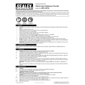 Sealey HP5 Puller manual cover