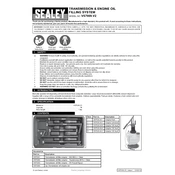 Sealey VS7009.V2 Filler manual cover