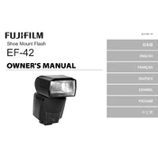 Fujifilm EF-42 Flash manual cover