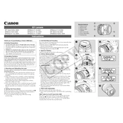 Canon EF14mm f 2.8L USM manual cover