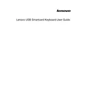 Lenovo USB Smartcard Keyboard manual cover