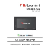 Nakamichi NA3625-W6 Receiver manual cover