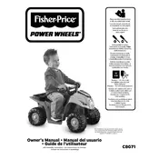 Power Wheels Mattel Lil Quad CBG71 Toy manual cover