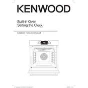 Kenwood Built-in Oven manual cover