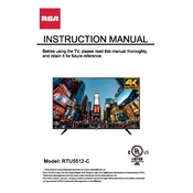 RCA RTU5512-C TV manual cover