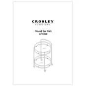 Crosley CF4009 Cart manual cover