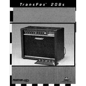 Peavey TransFex 208s Amplifier manual cover