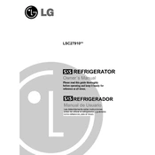 LG LSC27910SB Refrigerator manual cover