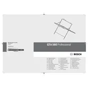 Bosch 0 601 B22 700 Stand manual cover