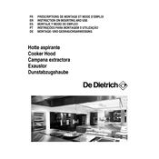 De Dietrich DHT1186X Hood manual cover