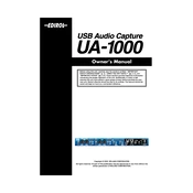 Roland UA-1000 manual cover