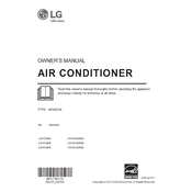 LG LW1516ER LW1516ER.ASWAHDP Air Conditioner manual cover