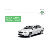 Škoda Superb II 2012 Car manual cover