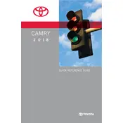 Toyota Camry 2018 Sedan manual cover