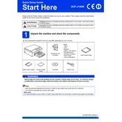 Brother DCP-J140W manual cover