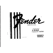 Fender Lead I Guitar manual cover