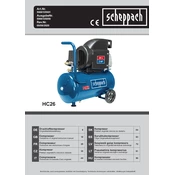 Scheppach HC26 5906135901 Compressor manual cover