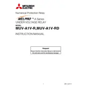 Mitsubishi MUV-A1V-R Relay manual cover