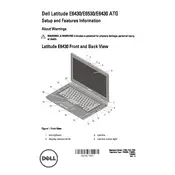 Dell Latitude E6430 Laptop manual cover