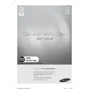 Samsung DV393 Dryer manual cover