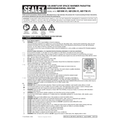 Sealey AB1008.V3 Heater manual cover