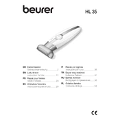 Beurer HL 35 Shaver manual cover