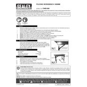 Sealey FWB1000 Workbench manual cover