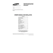 Samsung RS2530B Refrigerator manual cover