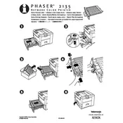 Xerox Tektronix Phaser 2135 Installing Auto Duplex Unit Printer manual cover