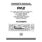 Pyle PLCD48MP3 MP3 Player manual cover