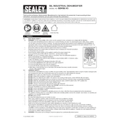 Sealey SDH50.V3 Dehumidifier manual cover