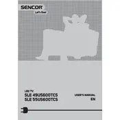 Sencor SLE 49US600TCS Television manual cover