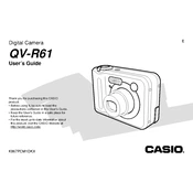 Casio QVR61 Camera manual cover