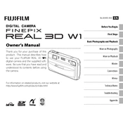 Fujifilm FinePix REAL 3D W1 Camera manual cover