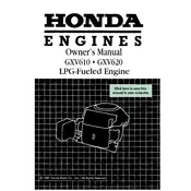 Honda GXV610 1997 Engine manual cover