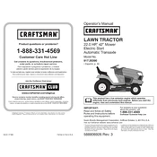 Craftsman 917.2039 Tractor manual cover