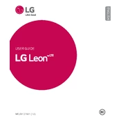 LG Leon LTE MS345 Phone manual cover