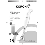 Korona 23511 Blender manual cover