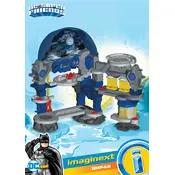 Fisher Price Mattel Imaginext DC Super Friends Super Surround Batcave GMP48 Toy manual cover