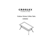 Crosley CO6253 Table manual cover